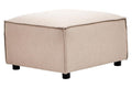 Natural Fabric Modular Ottoman, Toulouse