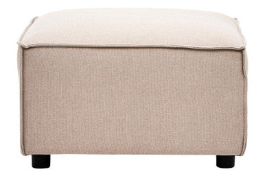 Natural Fabric Modular Ottoman, Toulouse