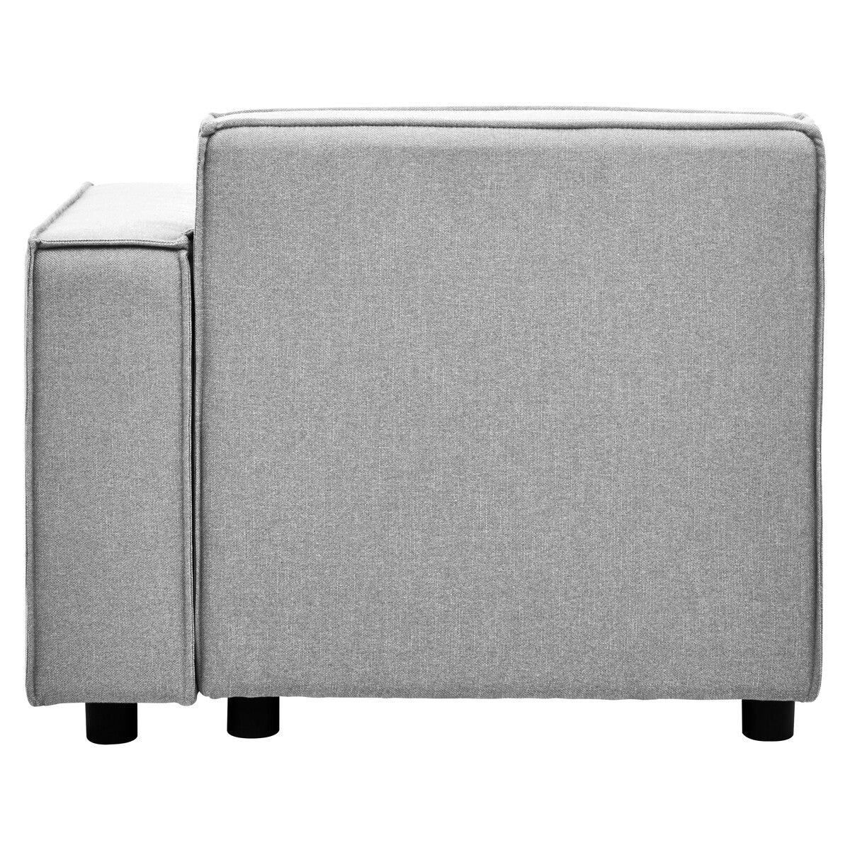 Grey Fabric Right Arm Modular Sofa, Toulouse