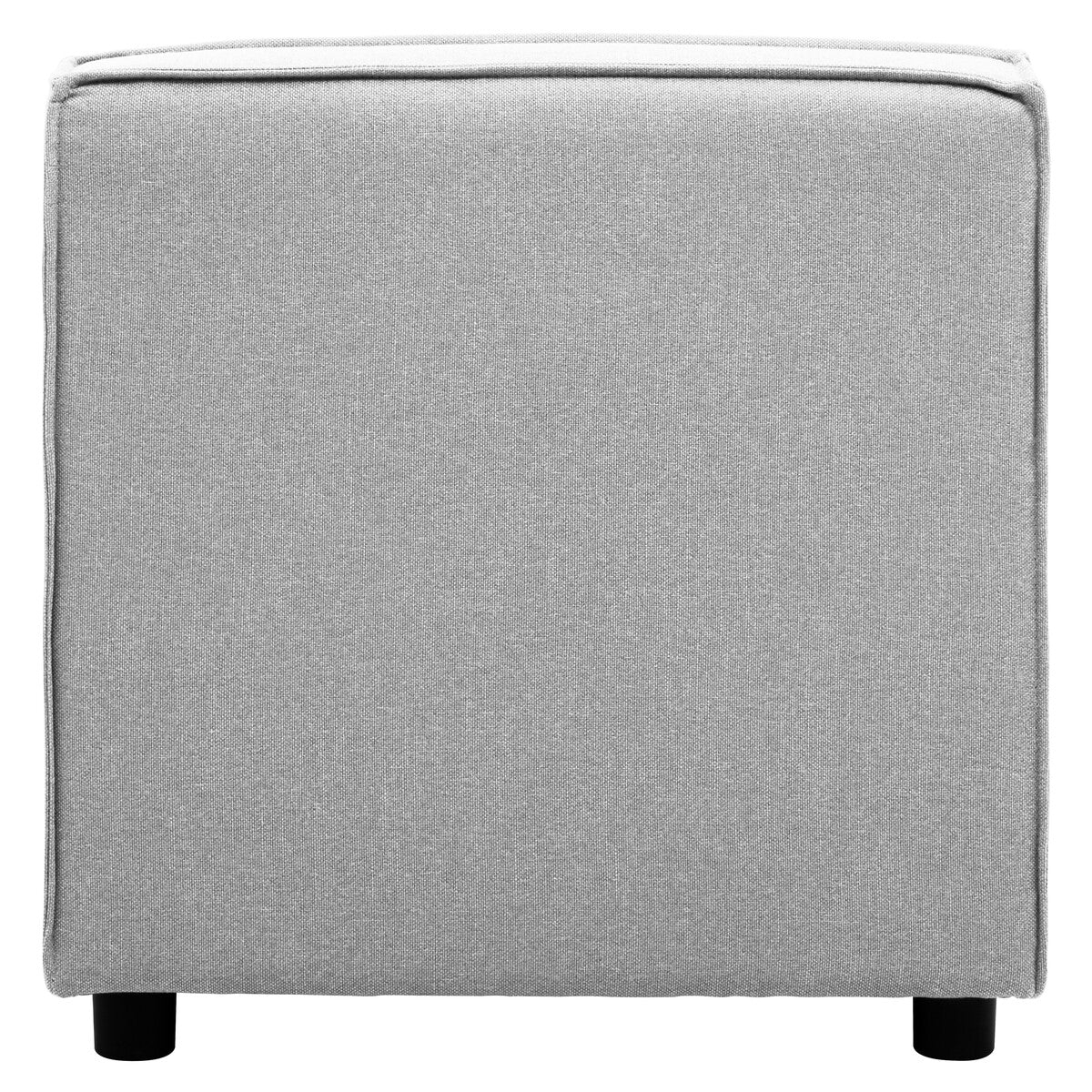 Grey Fabric Armless Modular Sofa, Toulouse