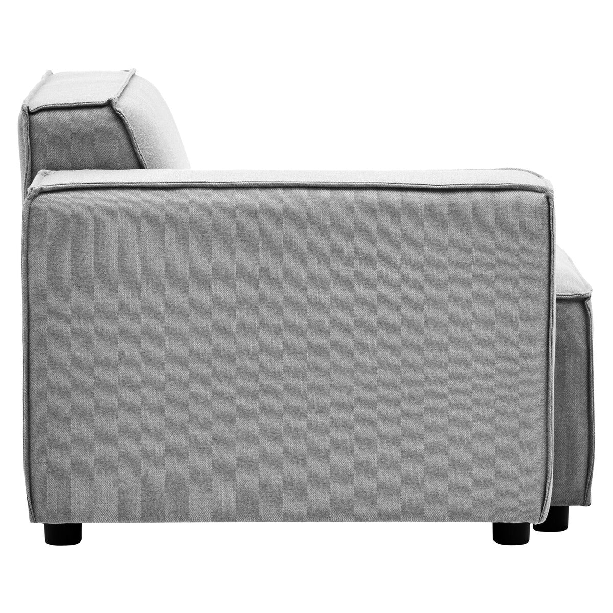 Grey Fabric Left Arm Modular Sofa, Toulouse