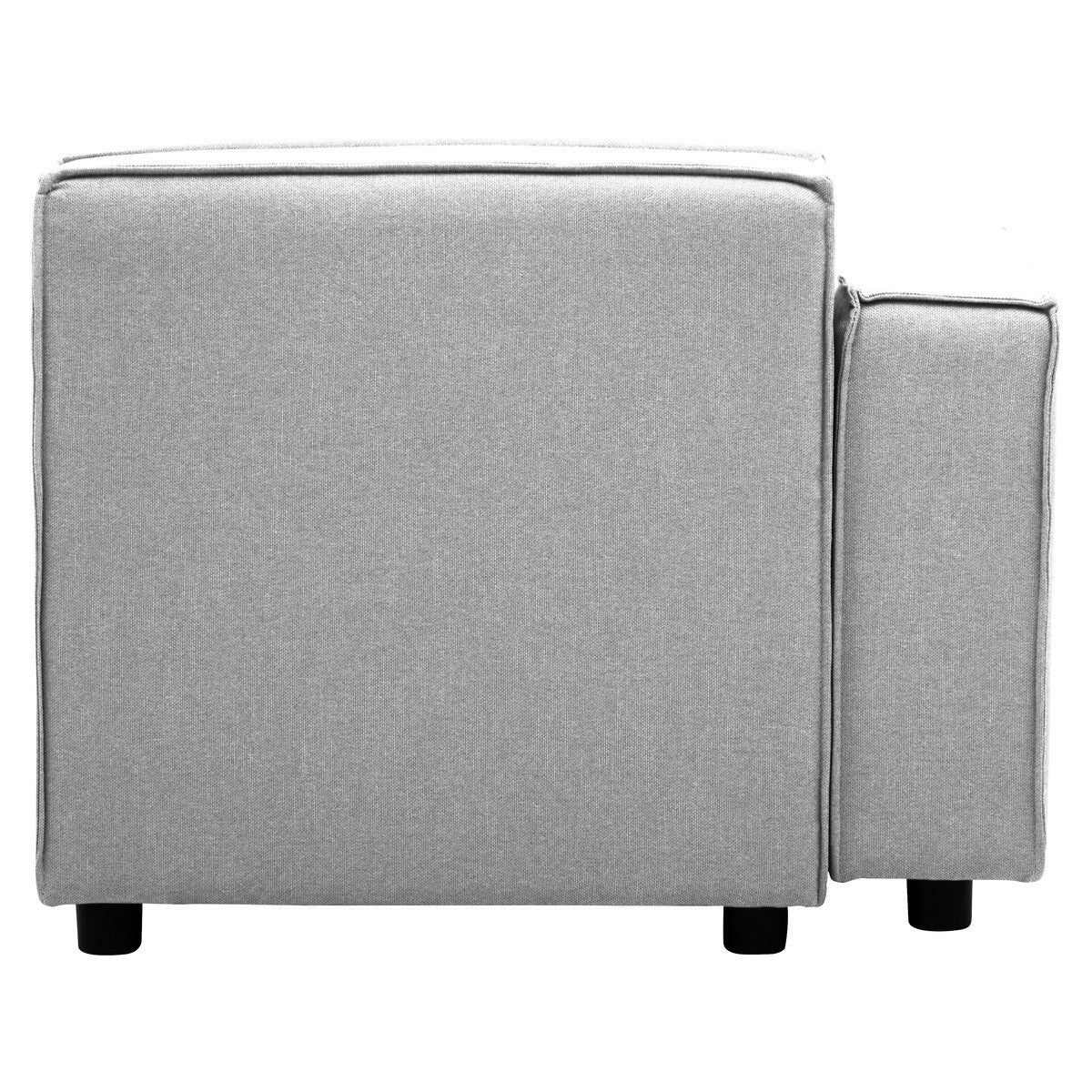 Grey Fabric Left Arm Modular Sofa, Toulouse
