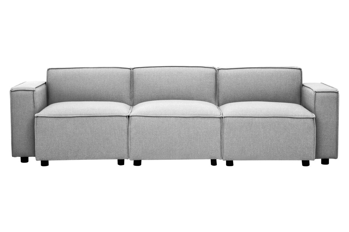 Grey Fabric Left Arm Modular Sofa, Toulouse