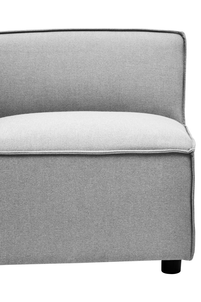 Grey Fabric Left Arm Modular Sofa, Toulouse