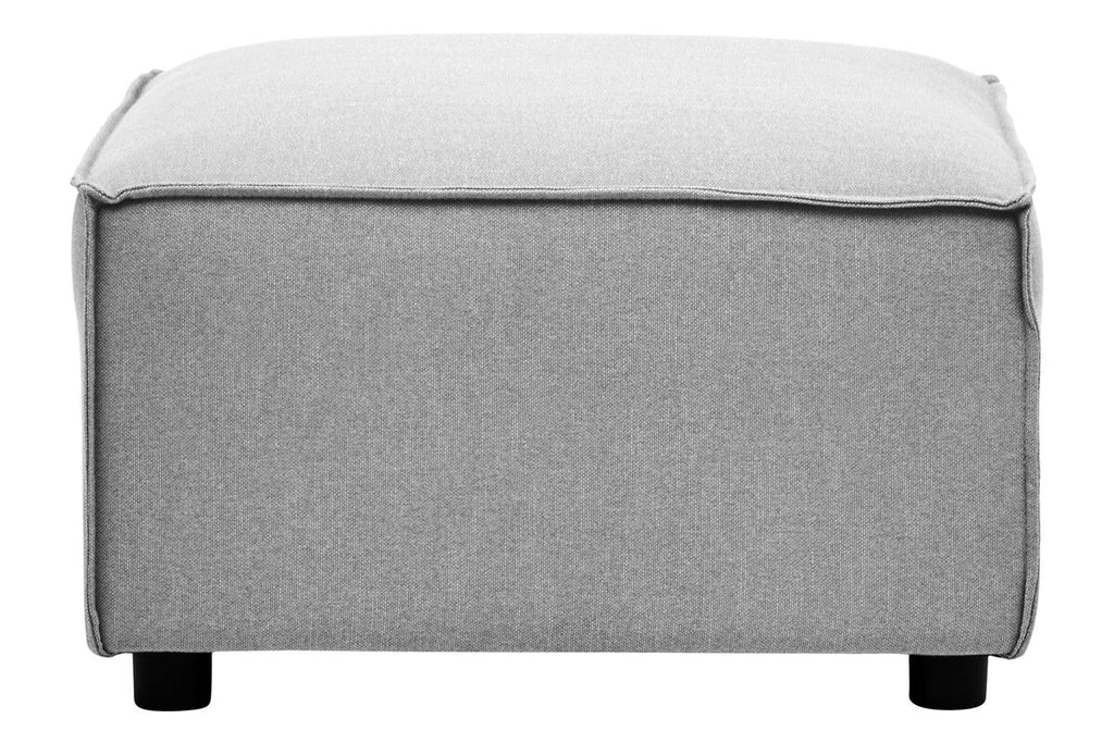 Grey Fabric Modular Ottoman, Toulouse
