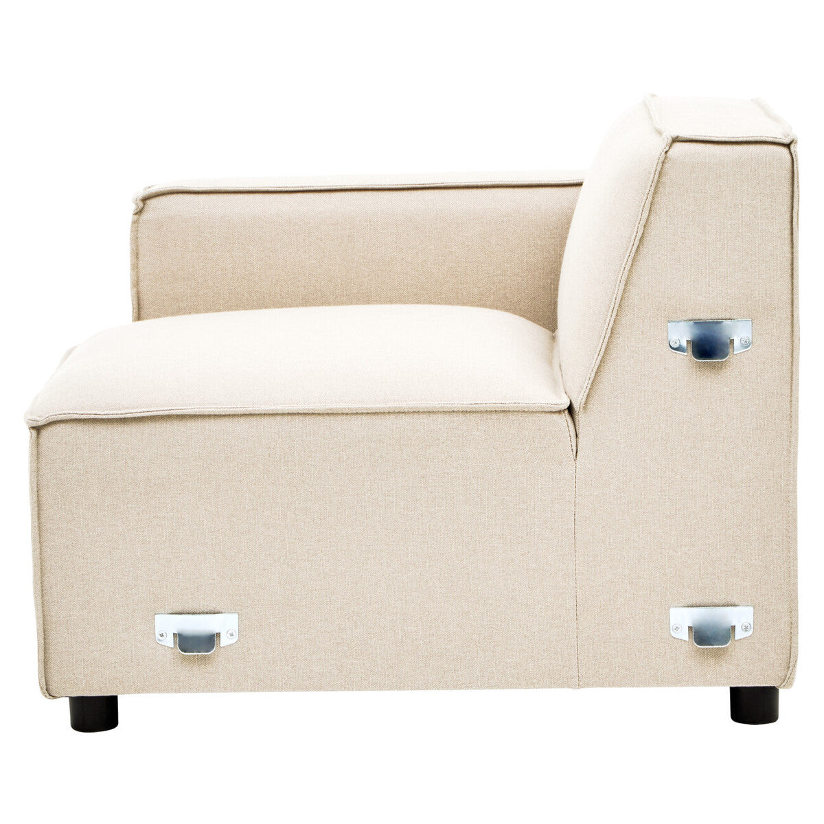 Cream Fabric Left Arm Modular Sofa, Toulouse