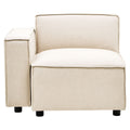 Cream Fabric Left Arm Modular Sofa, Toulouse