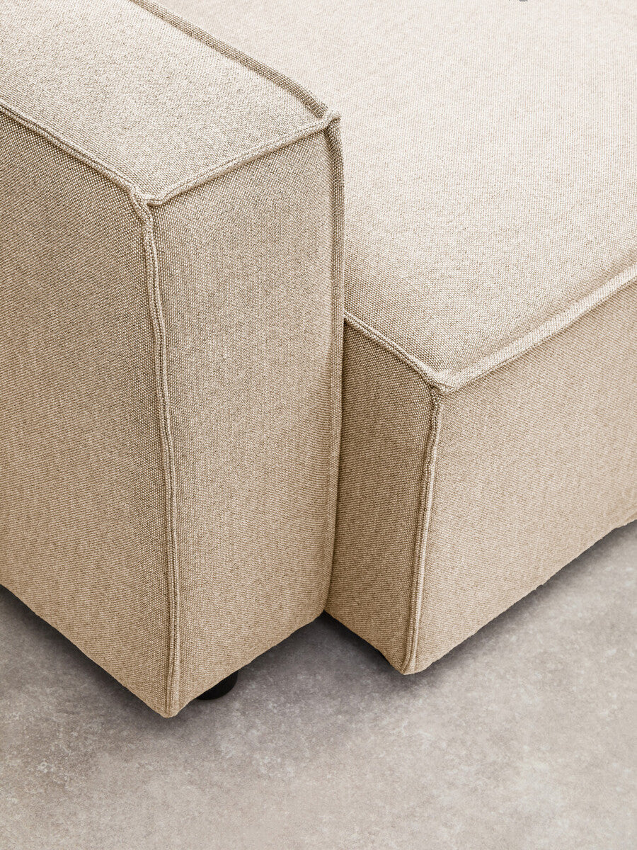 Cream Fabric Left Arm Modular Sofa, Toulouse