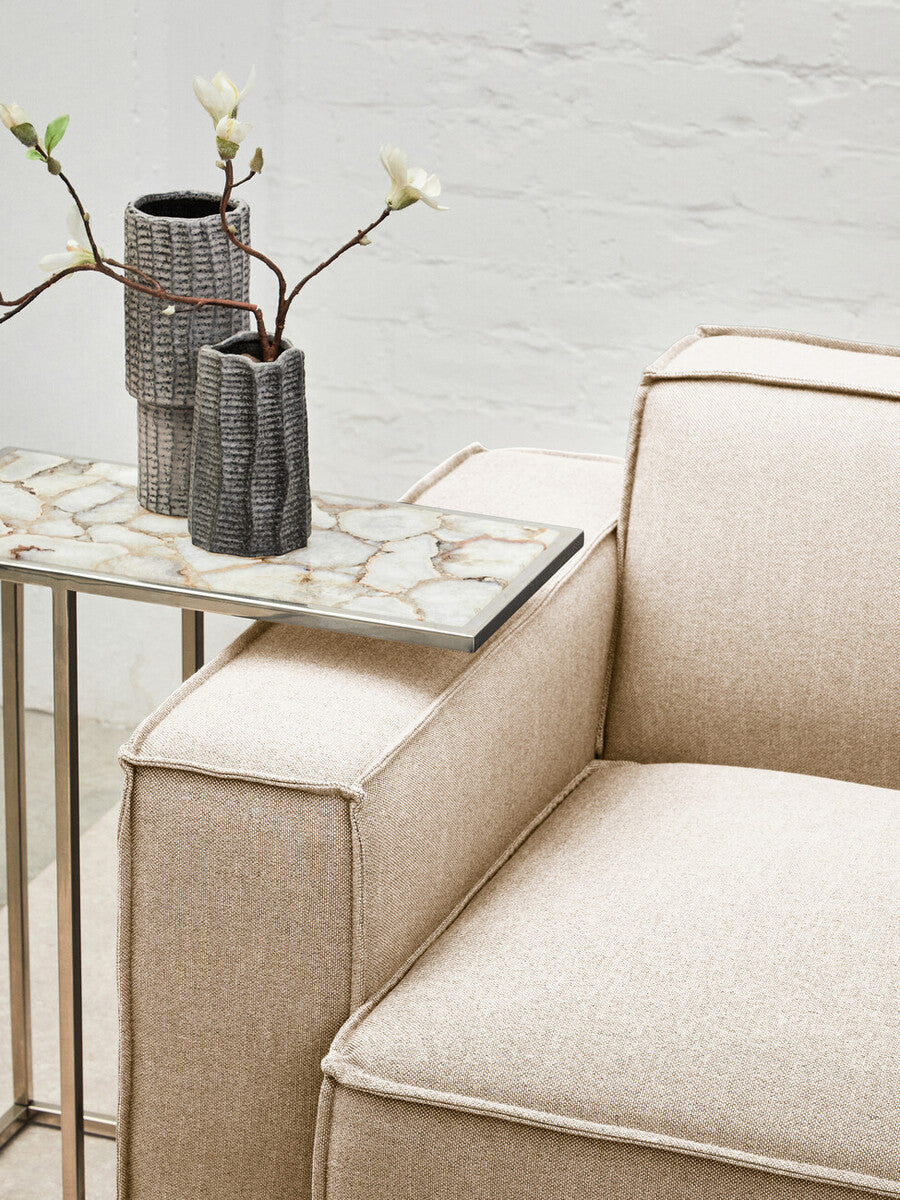 Cream Fabric Left Arm Modular Sofa, Toulouse