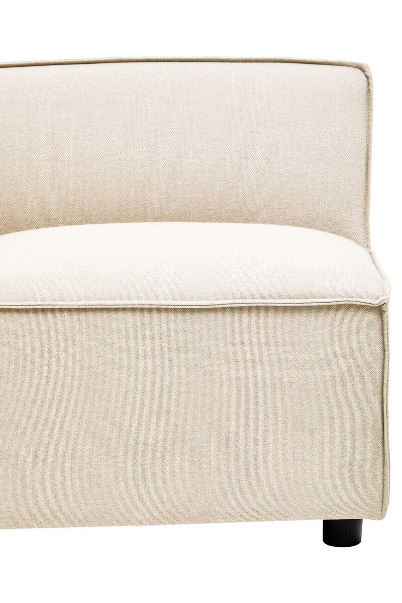 Cream Fabric Left Arm Modular Sofa, Toulouse