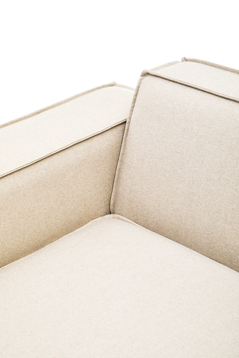 Cream Fabric Left Arm Modular Sofa, Toulouse