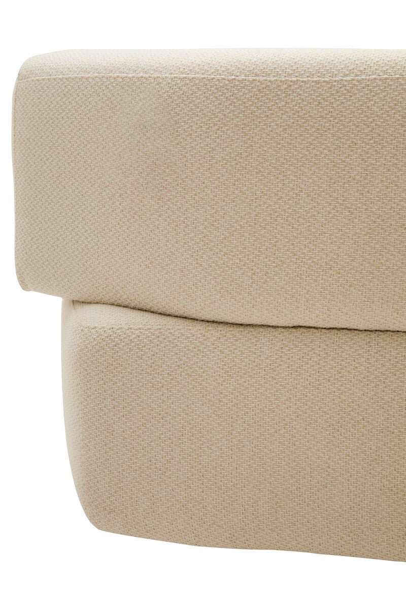 3 Seat Cream Linen Sofa, Ozzano