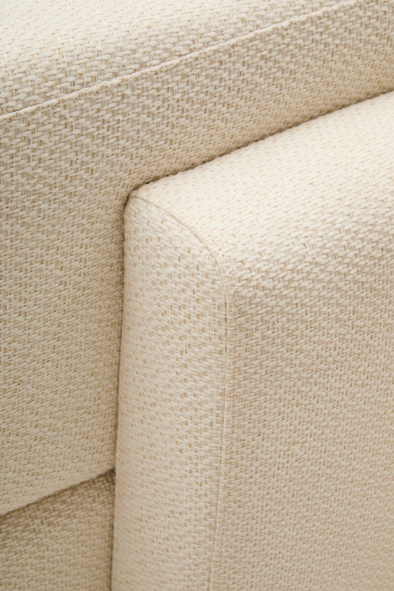3 Seat Cream Linen Sofa, Ozzano