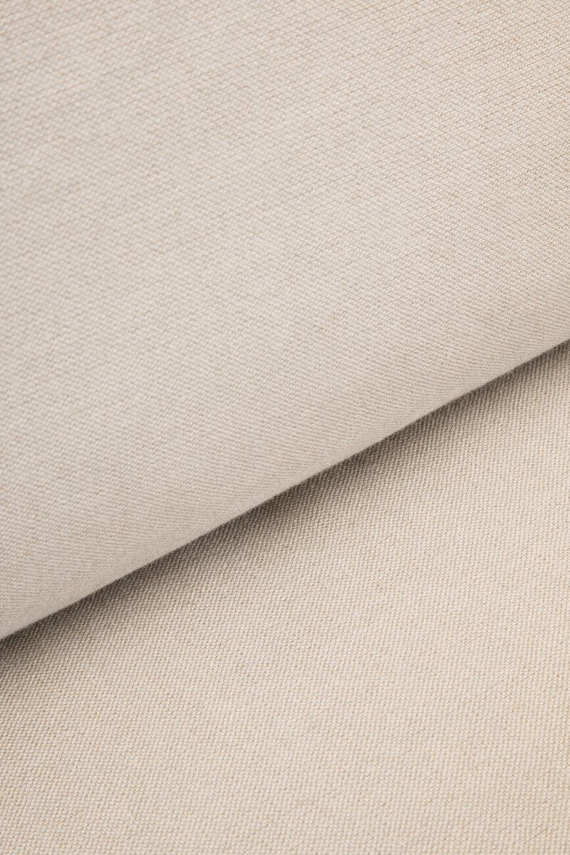 3 Seat Cream Right Chaise Sofa, Comfee