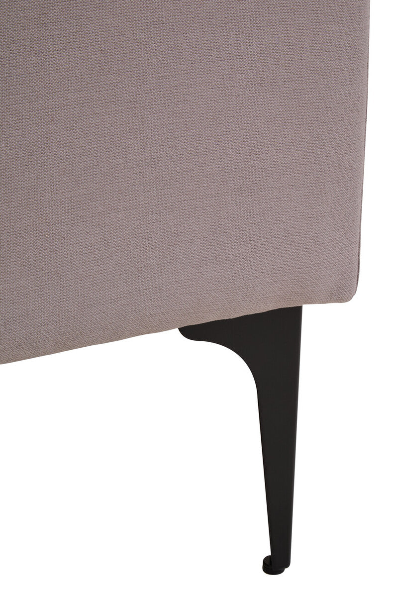 3 Seat Grey Right Chaise Sofa, Comfee
