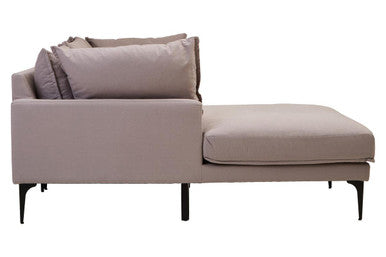 3 Seat Grey Left Chaise Sofa, Comfee