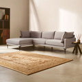 3 Seat Grey Left Chaise Sofa, Comfee