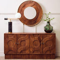 Siva Four Door Mango Wood Hammered Sideboard