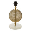 Melora Round Marble Gold Table Lamp Base