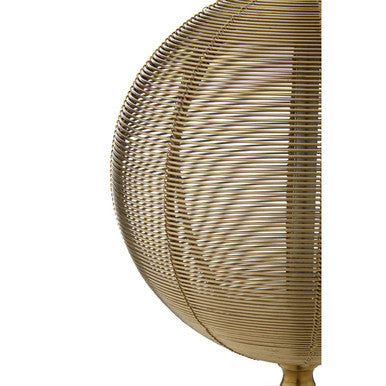 Melora Round Marble Gold Table Lamp Base