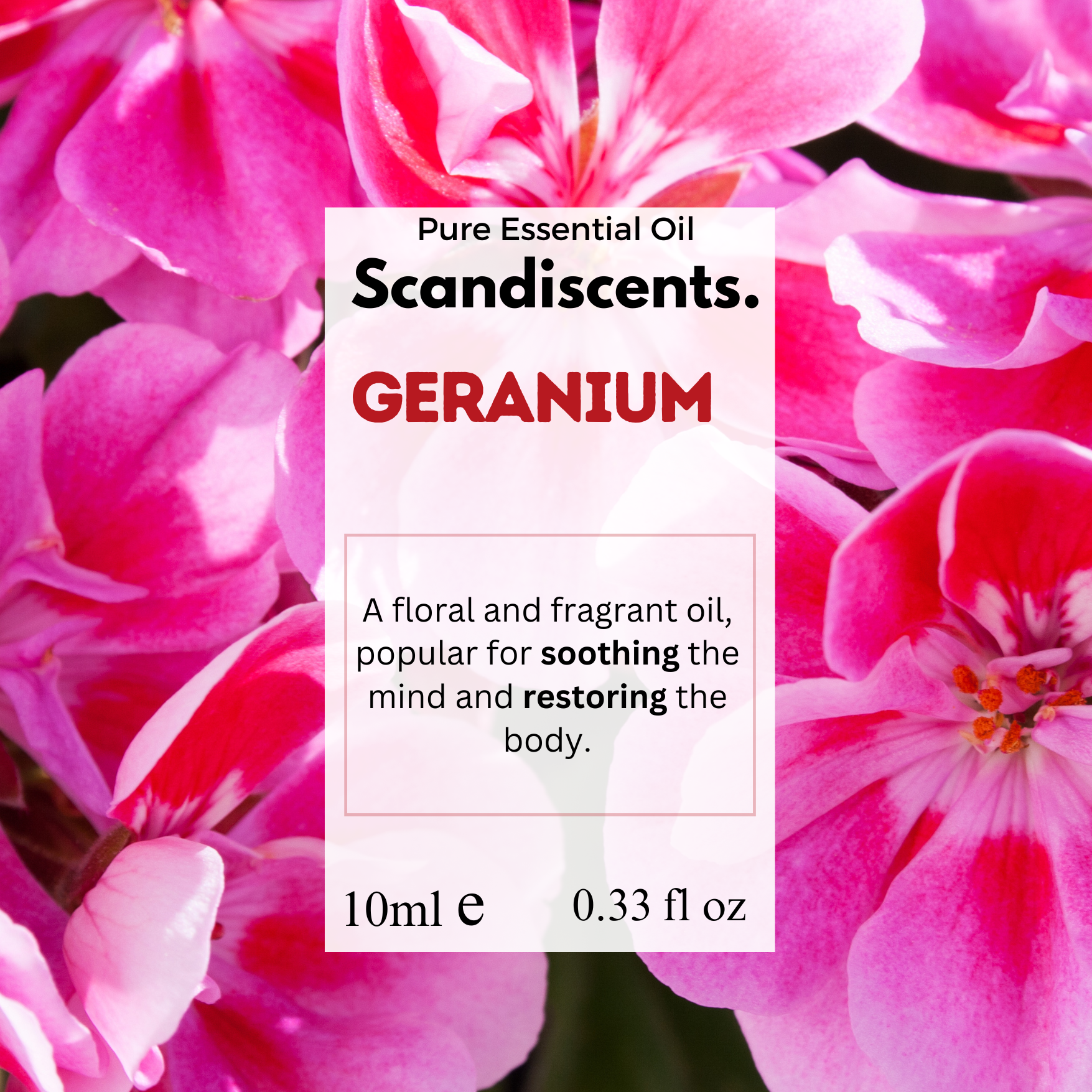 Geranium Natural Essential Oil