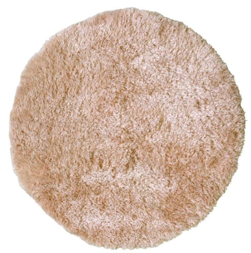 Soft Washable Beige Shaggy Rug