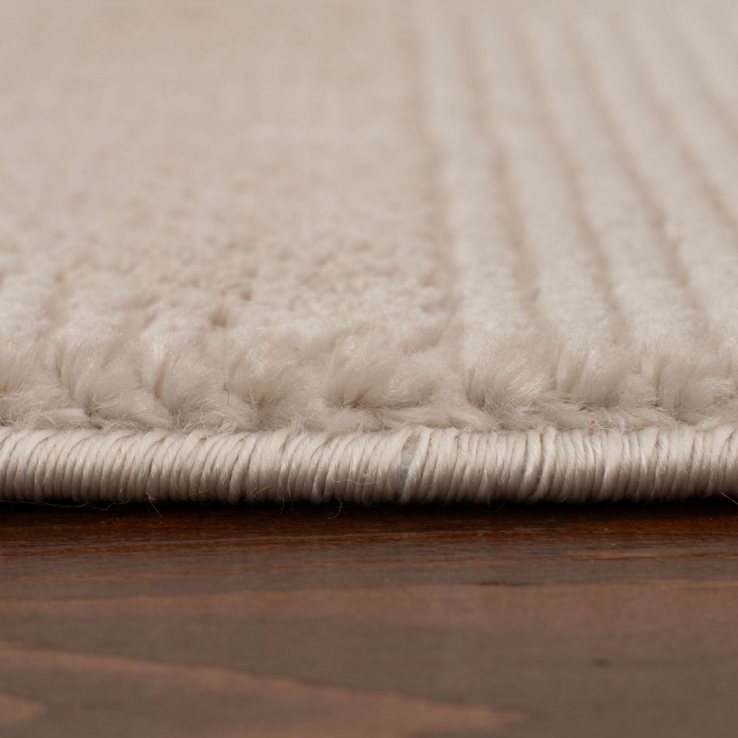 Carmel Beige Rug Abstract Polyester Cream Modern