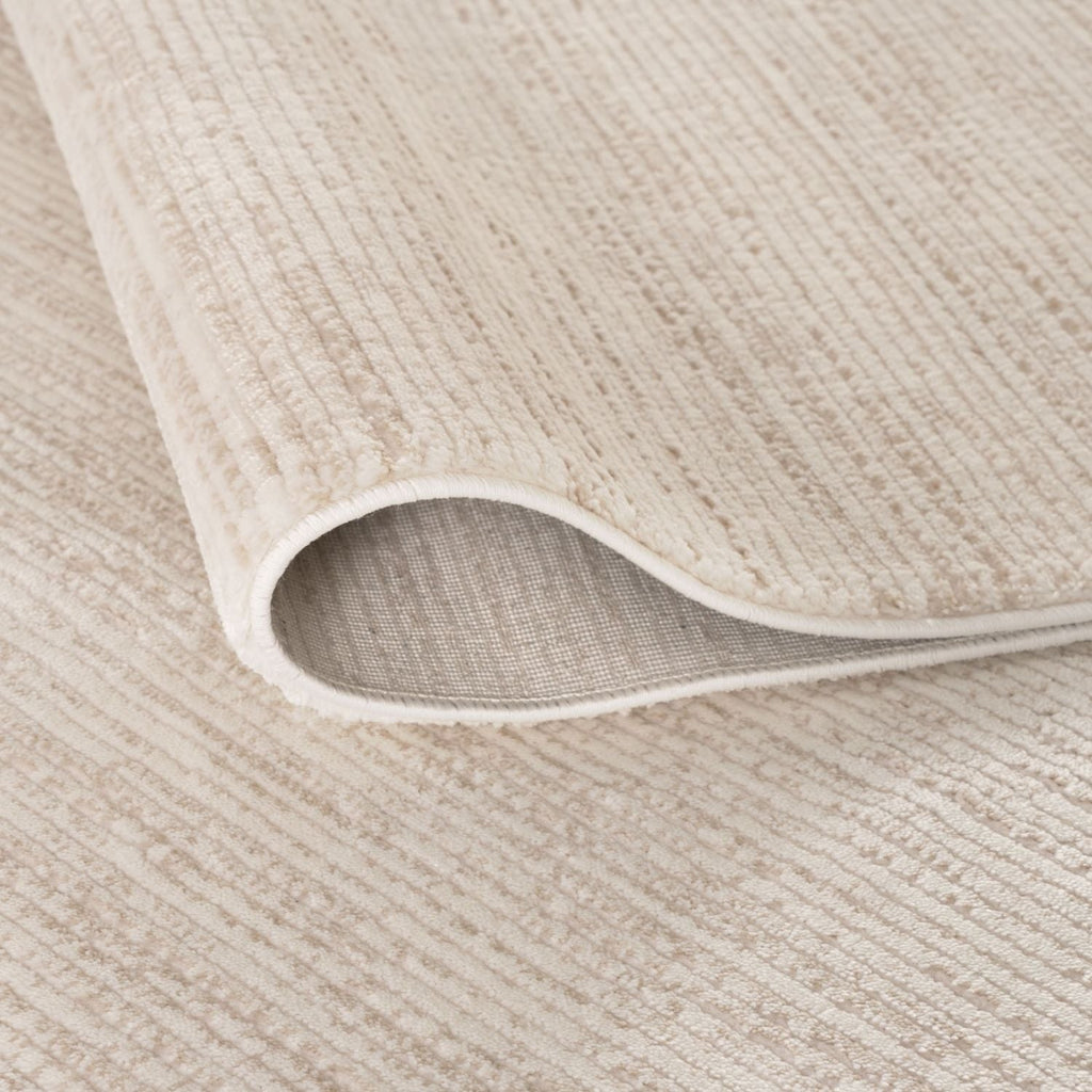 Carmel Cream-Beige Striped Rug