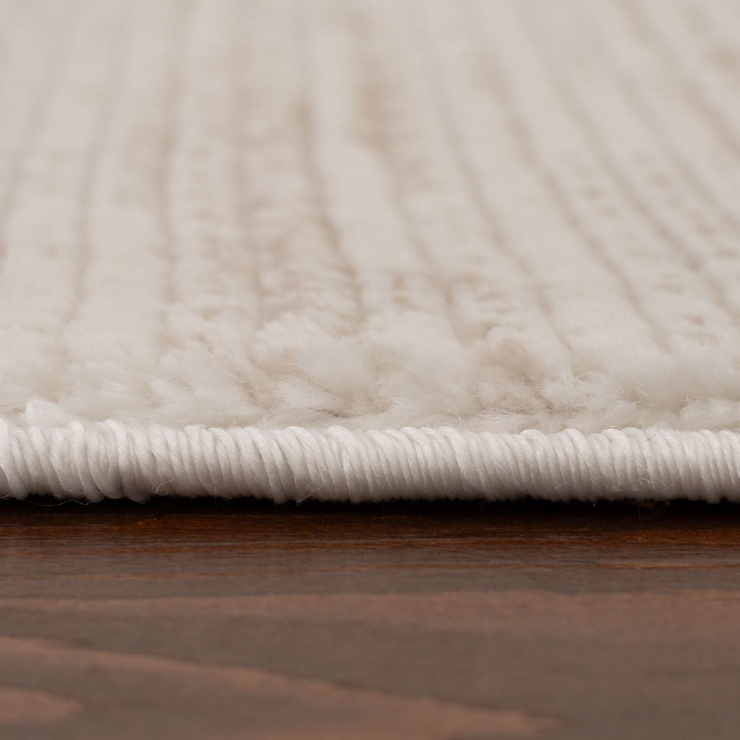 Carmel Cream-Beige Striped Rug