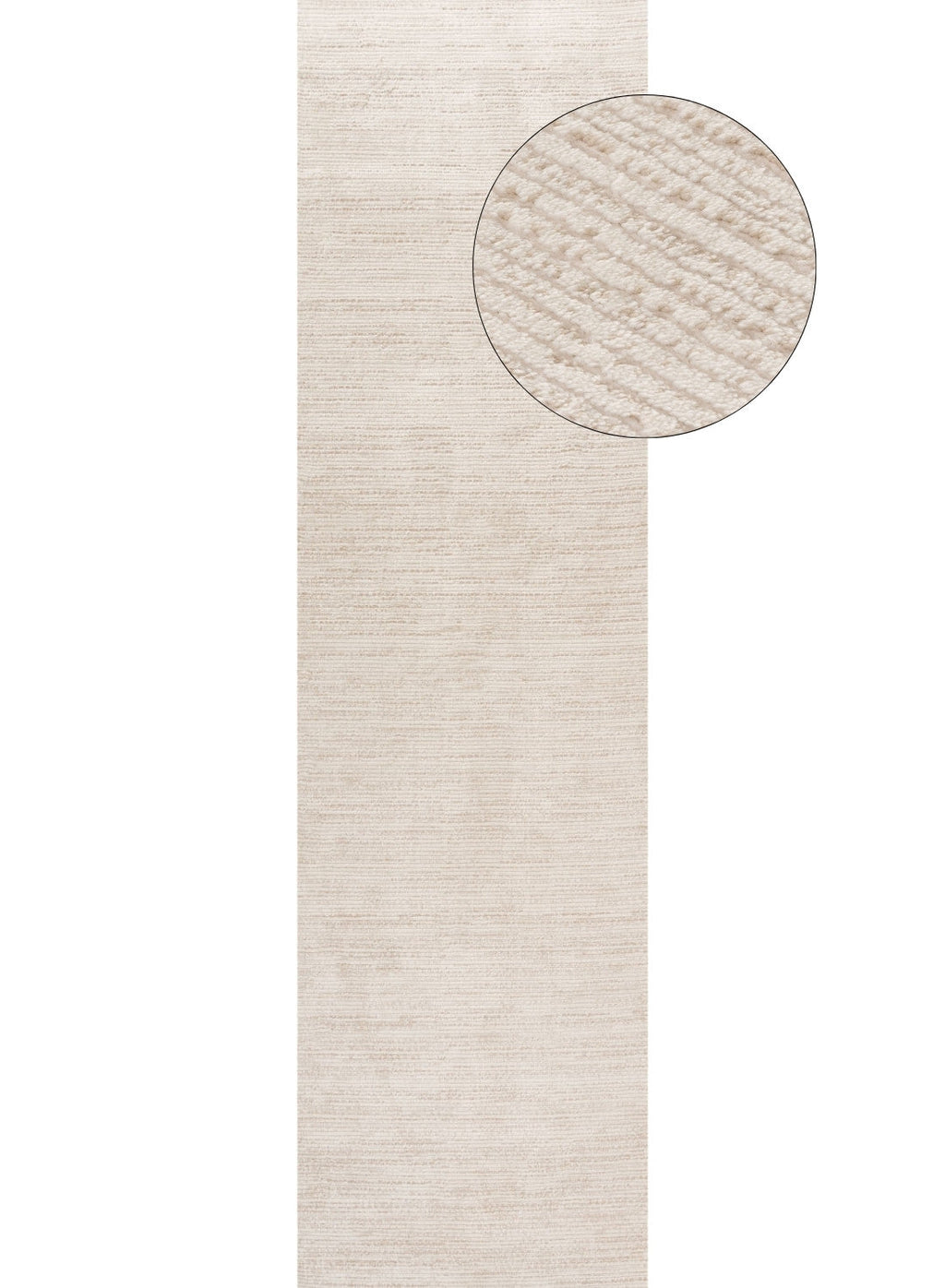 Carmel Cream-Beige Striped Rug