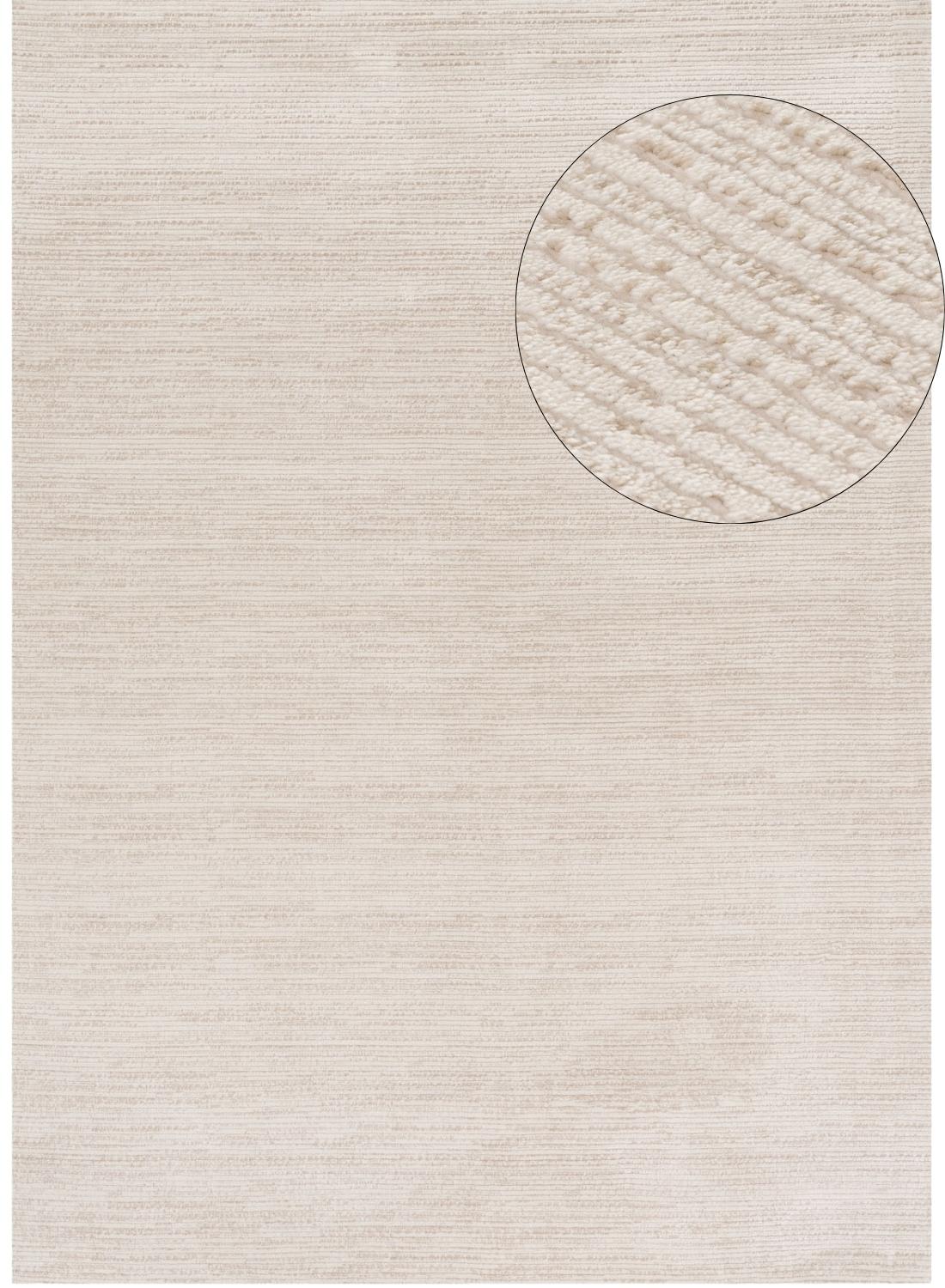 Carmel Cream-Beige Striped Rug