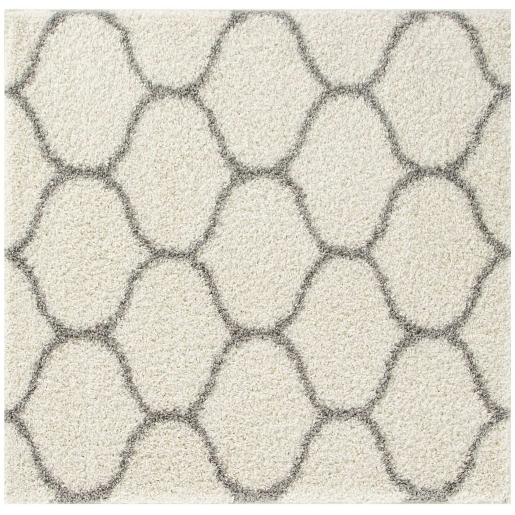 Moroccan Ivory Shaggy Rug