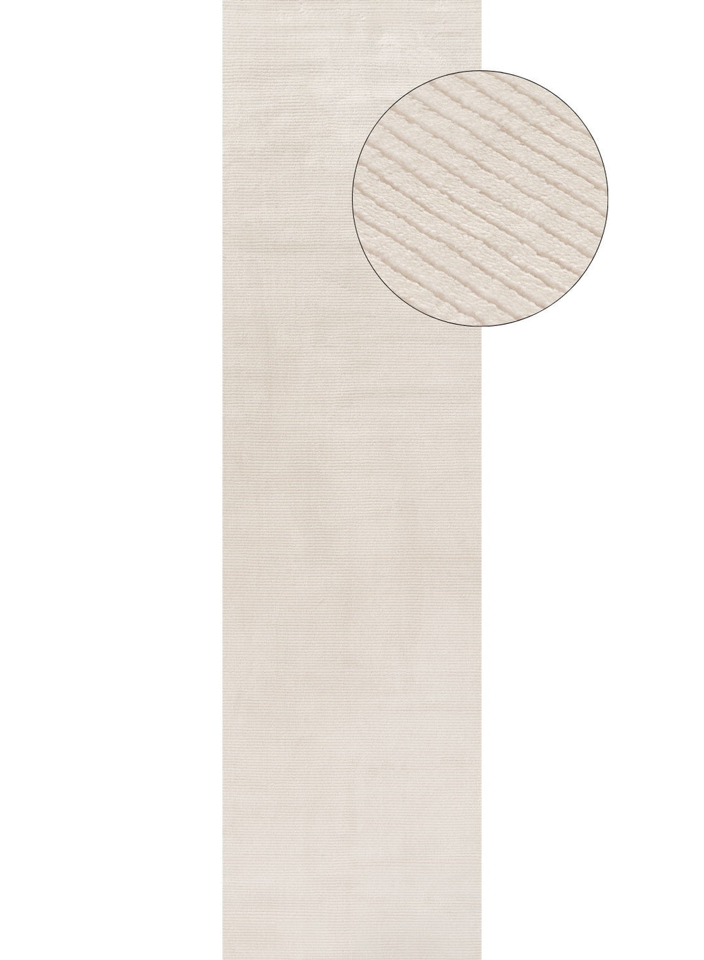 Carmel Cream Striped Rug
