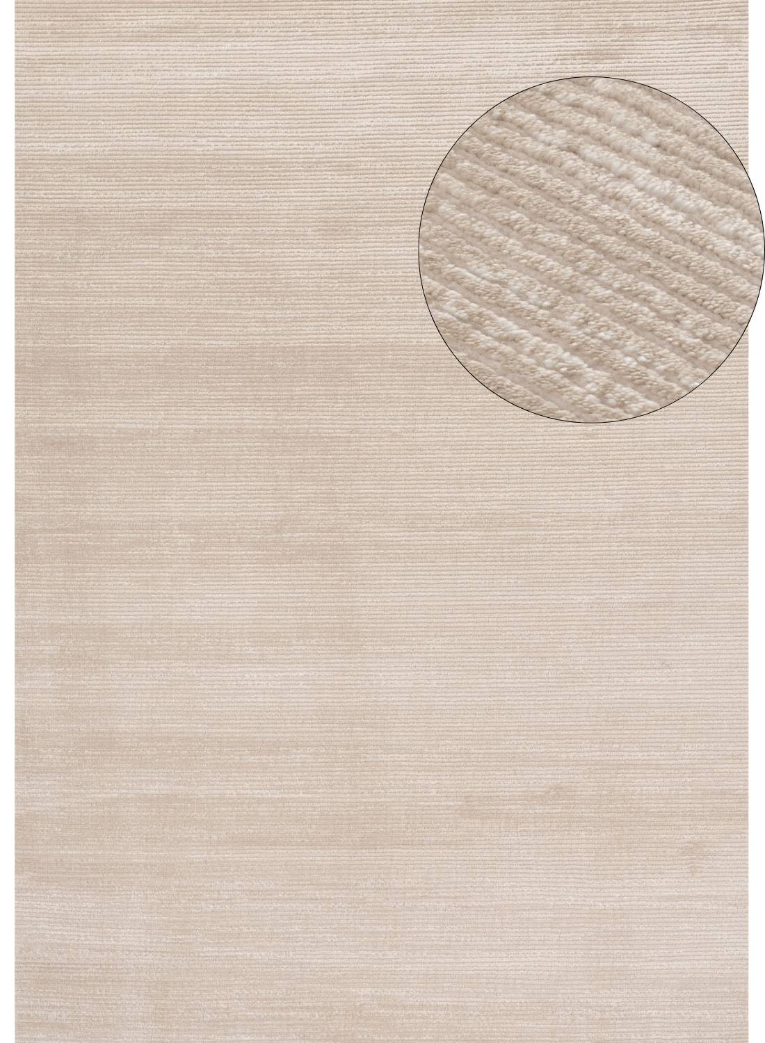 Carmel Beige-Cream Striped Rug