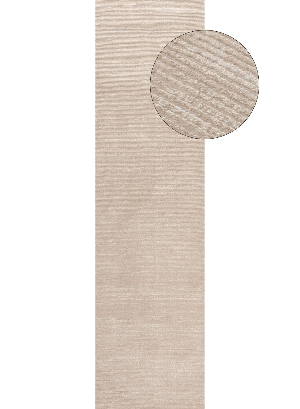 Carmel Beige-Cream Striped Rug