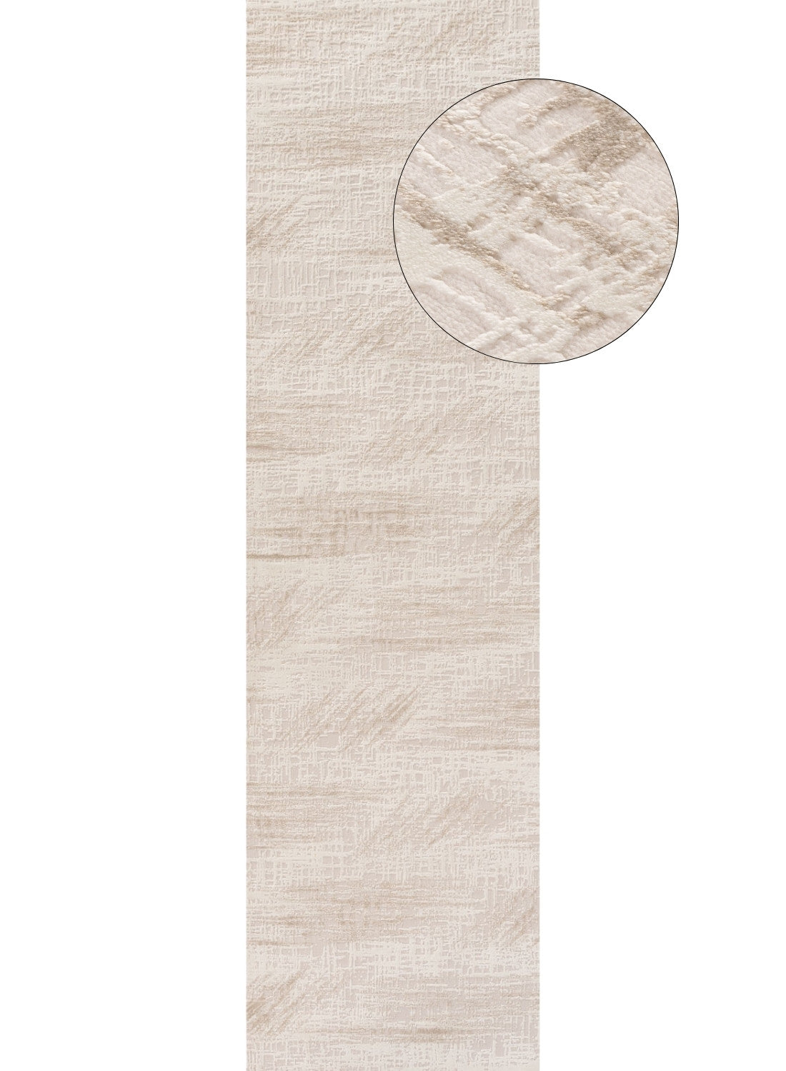 Carmel Cream-Beige Abstract Rug