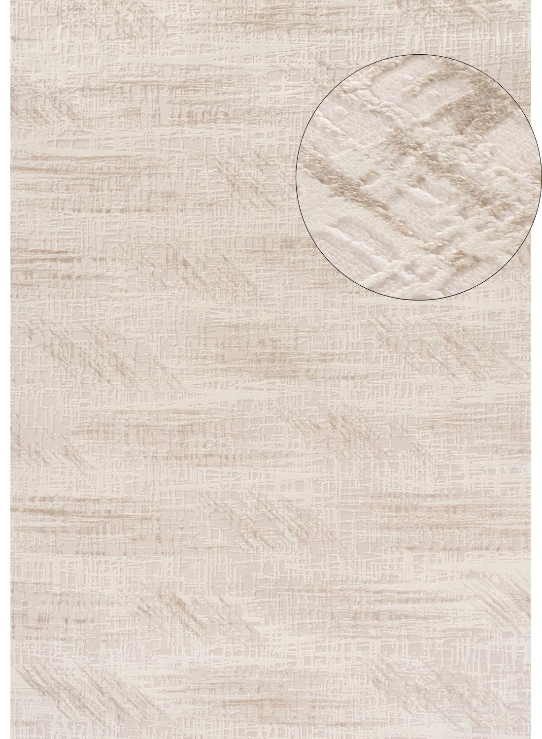 Carmel Cream-Beige Abstract Rug