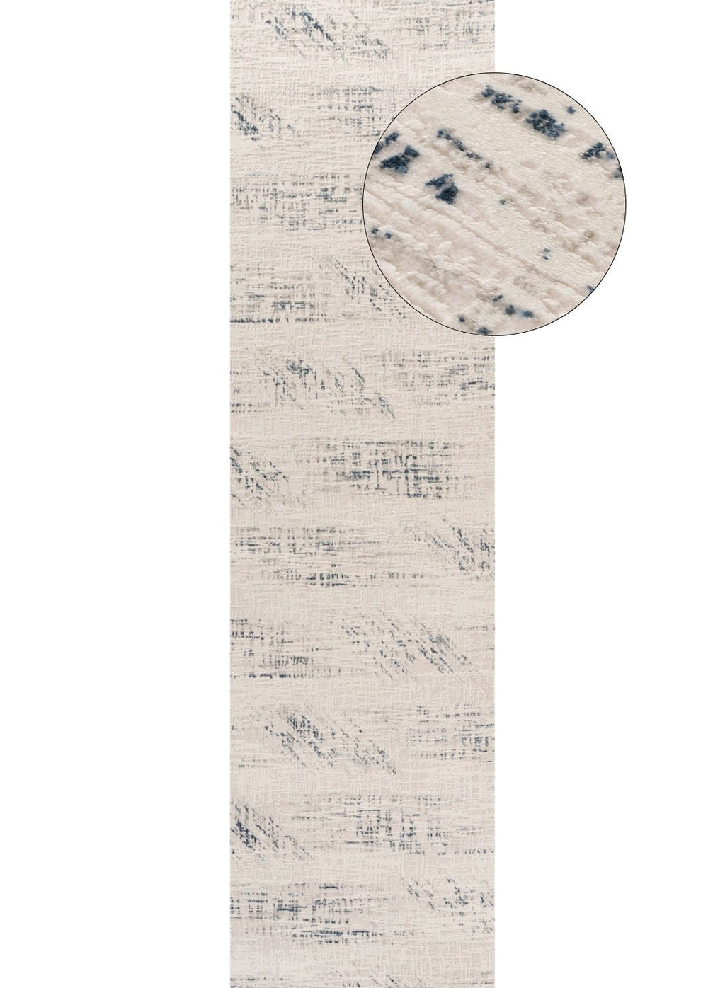 Carmel Cream-Blue Abstract Rug