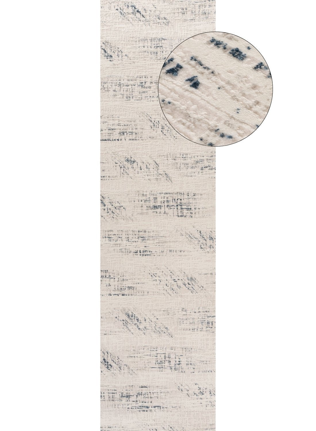 Carmel Cream-Blue Abstract Rug
