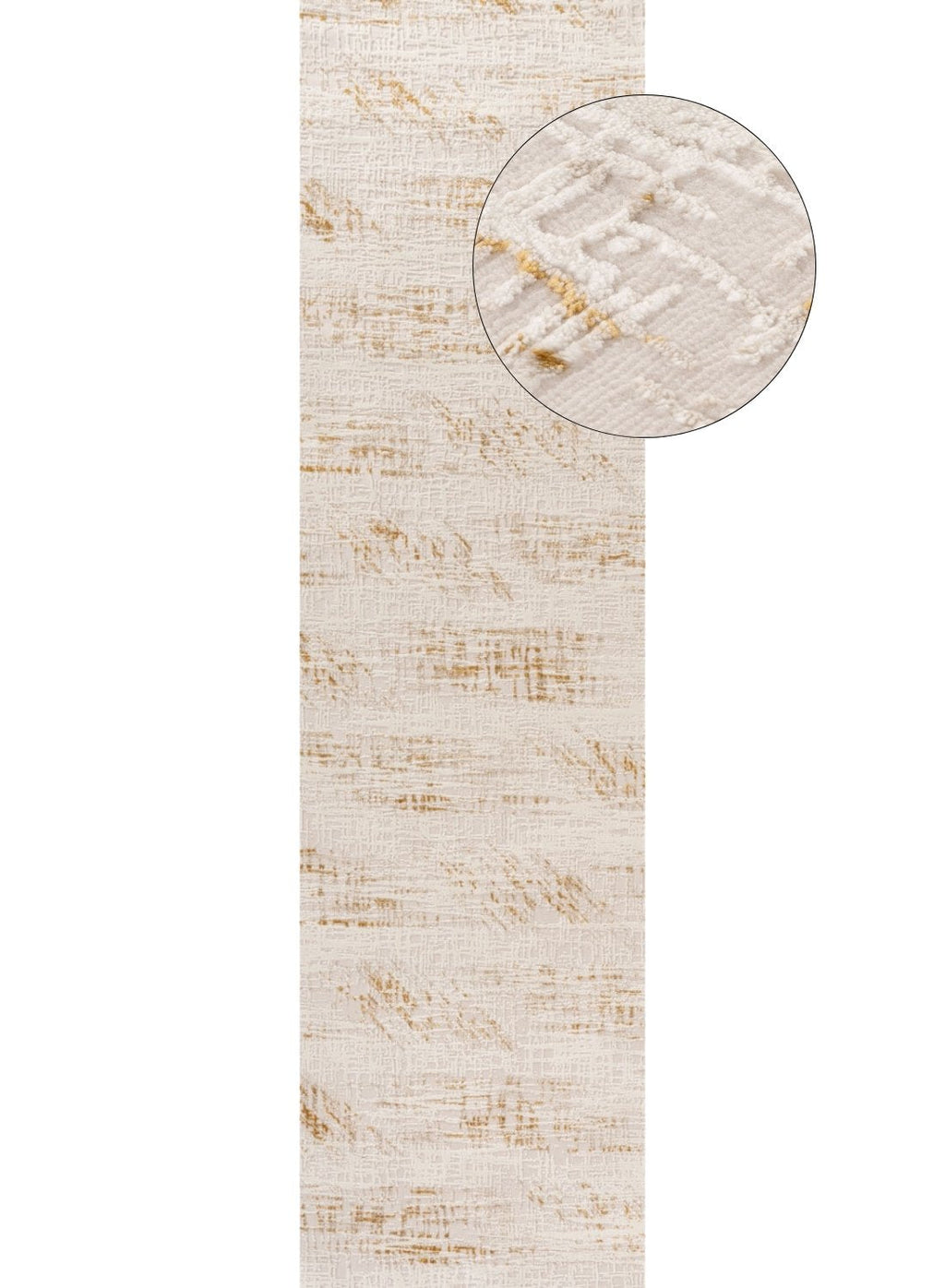 Carmel Cream-Gold Abstract Rug