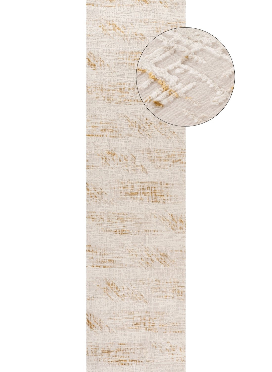Carmel Cream-Gold Abstract Rug