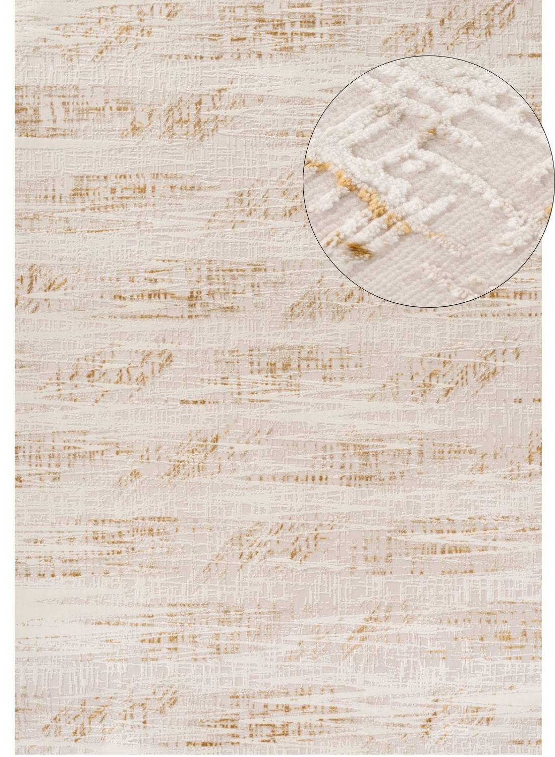 Carmel Cream-Gold Abstract Rug