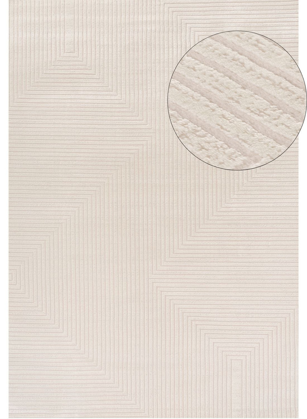 Carmel Cream Geometric Rug