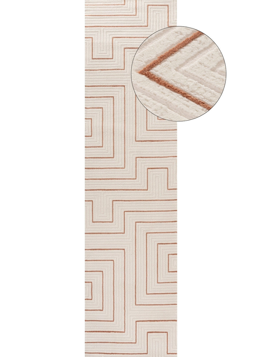 Carmel Cream-Terra Geometric Rug