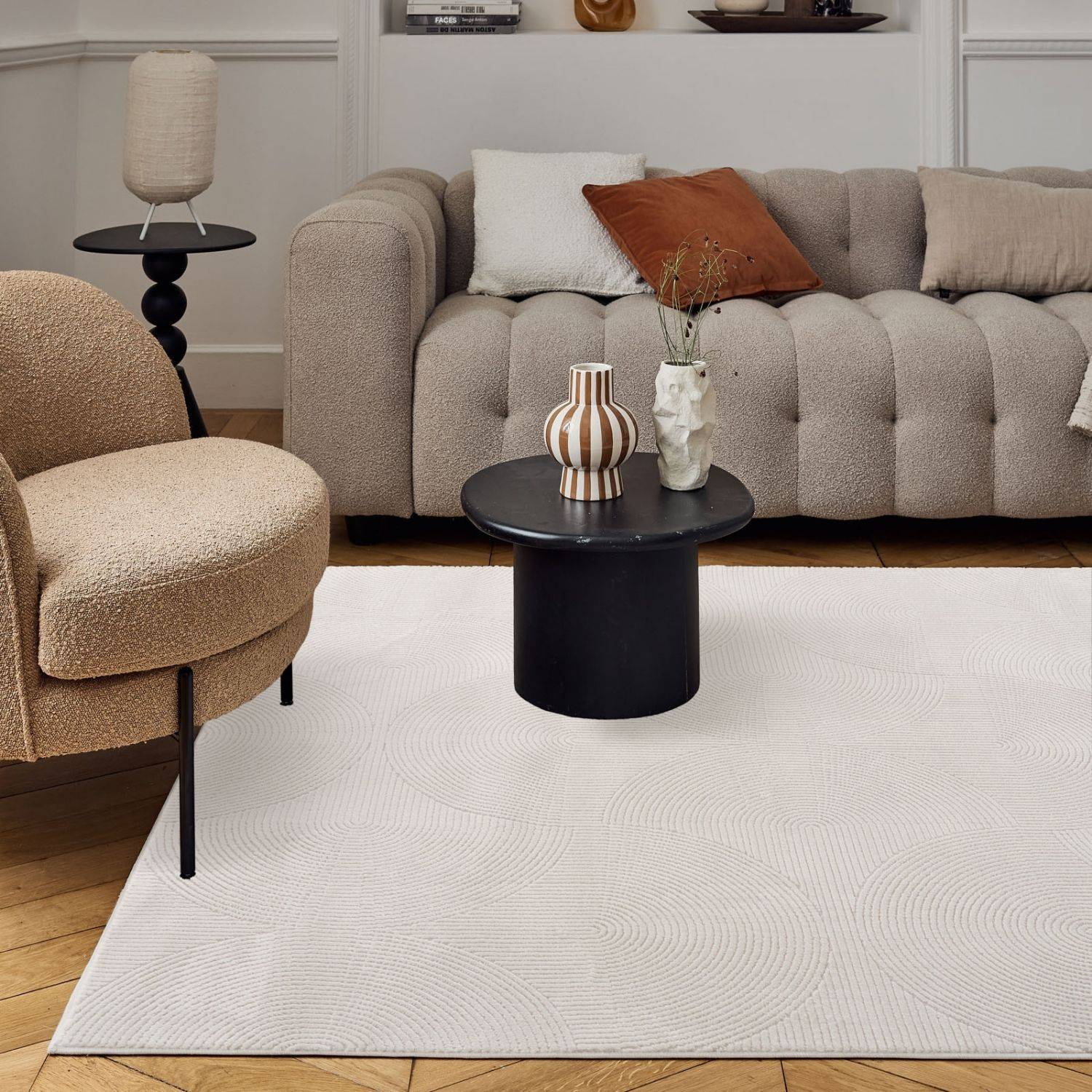 Carmel Cream Geometric Rug