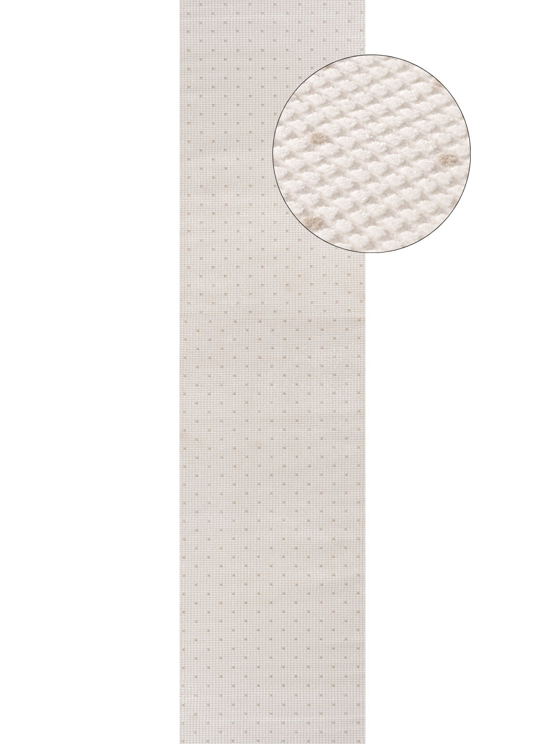 Carmel Cream-Beige Dots Rug