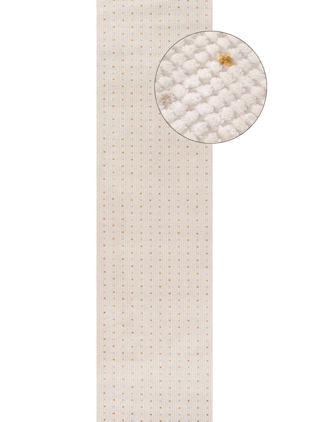 Carmel Cream-Gold Dots Rug