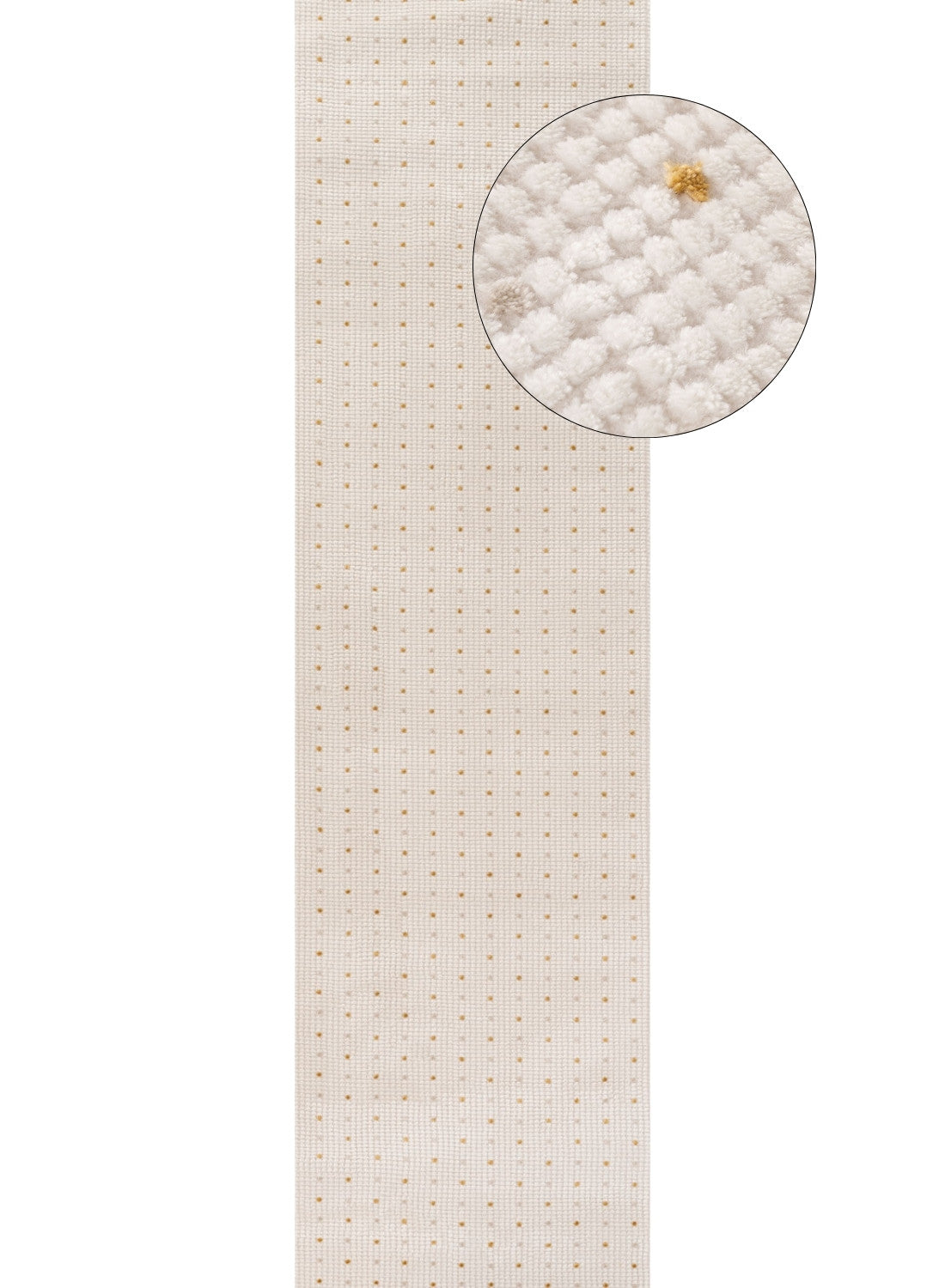 Carmel Cream-Gold Dots Rug