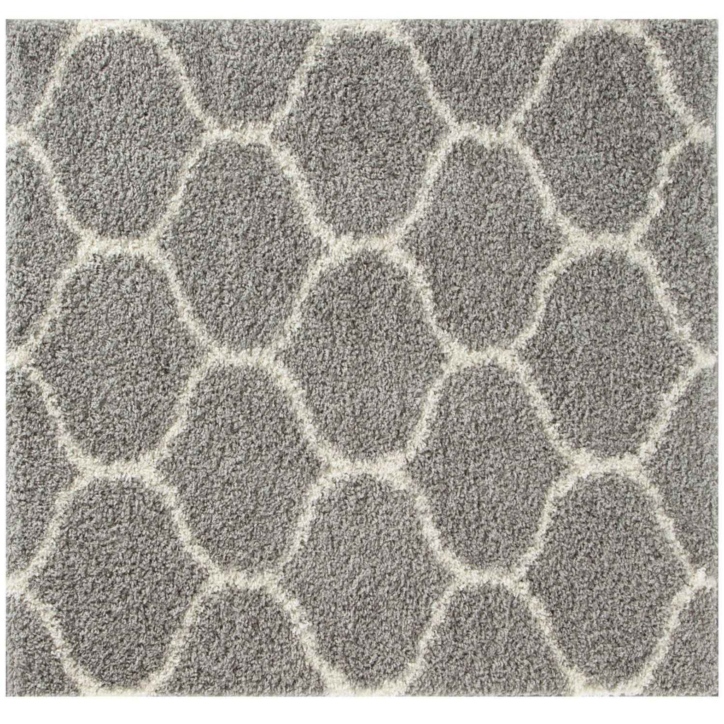 Moroccan Grey Shaggy Rug