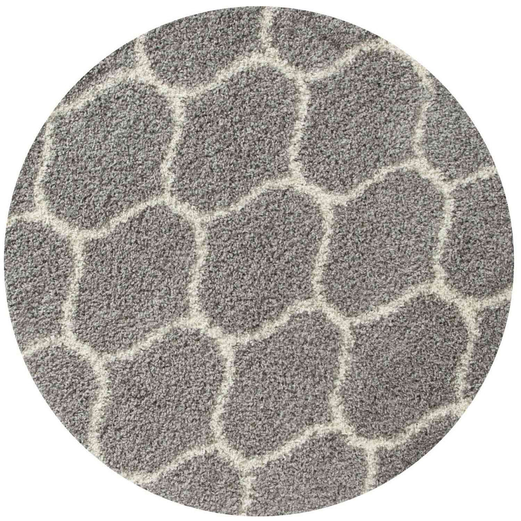 Moroccan Grey Shaggy Rug